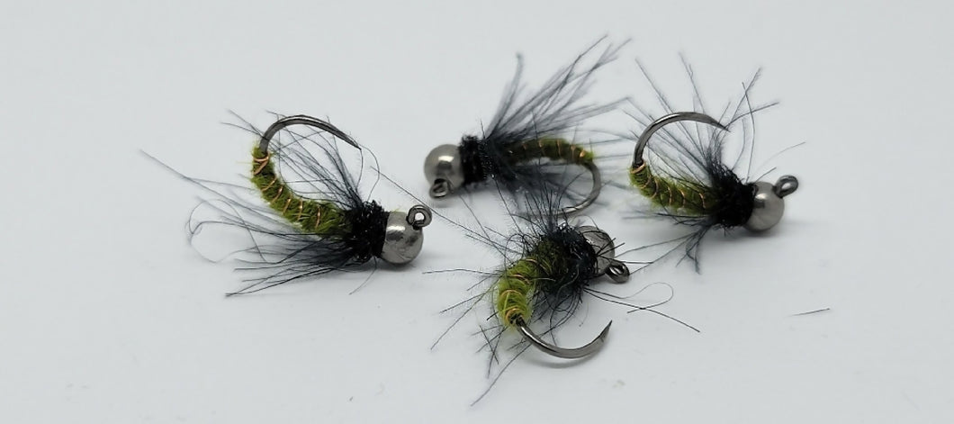 Jig Caddis Pupa - Green Caddis