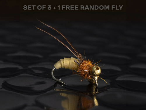 3 gummy grubs + 1 FREE random fly