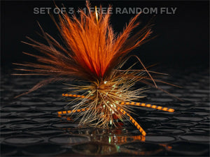 3 woolly buggers + 1 FREE random fly