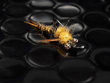 Load image into Gallery viewer, 3 articulated nymphs + 1 FREE random fly