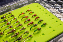 Load image into Gallery viewer, 40 high quality euro nymphing flies in a fly box