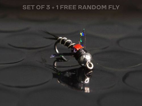 3 SOS nymph + 1 FREE random fly