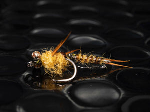 3 articulated nymphs + 1 FREE random fly