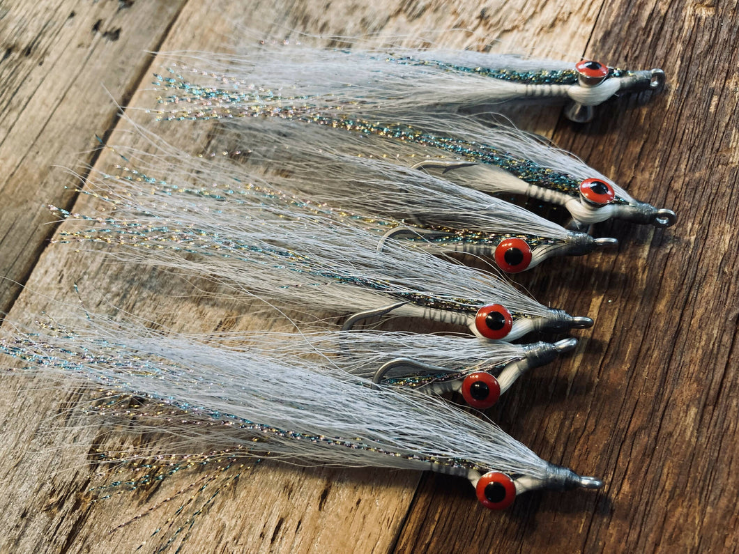 Clouser Minnow- Silver Shiner (6 pk)