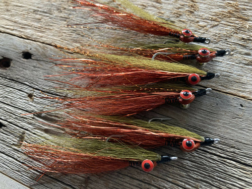 Clouser Minnow - Rusty Crayfish (6 pk)