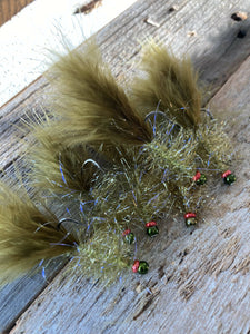 Balanced Leech - Olive U/V (6 Pk)