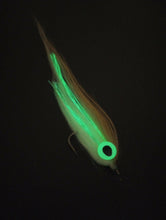 Load image into Gallery viewer, Weedless Thin Minnow Pike Bass Walleye Glow Flies